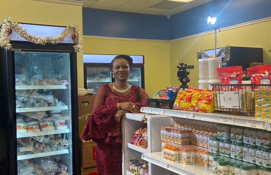 BOLAJI  AKINTOLA  SPEAKS ON HER DIVINE AFRICAN MARKET STORE IN FREDERICTON